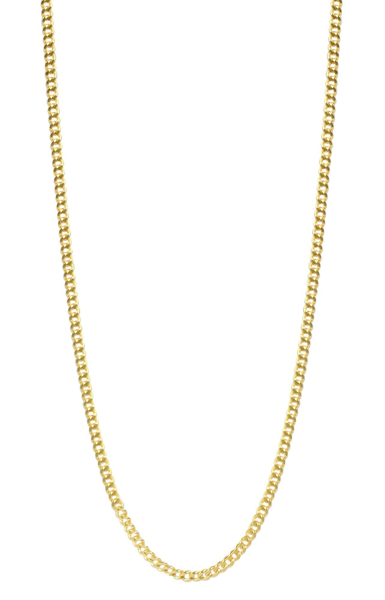 333/- Gold "Milton" Panzerkette, flach, 8 Karat, Gelbgold,