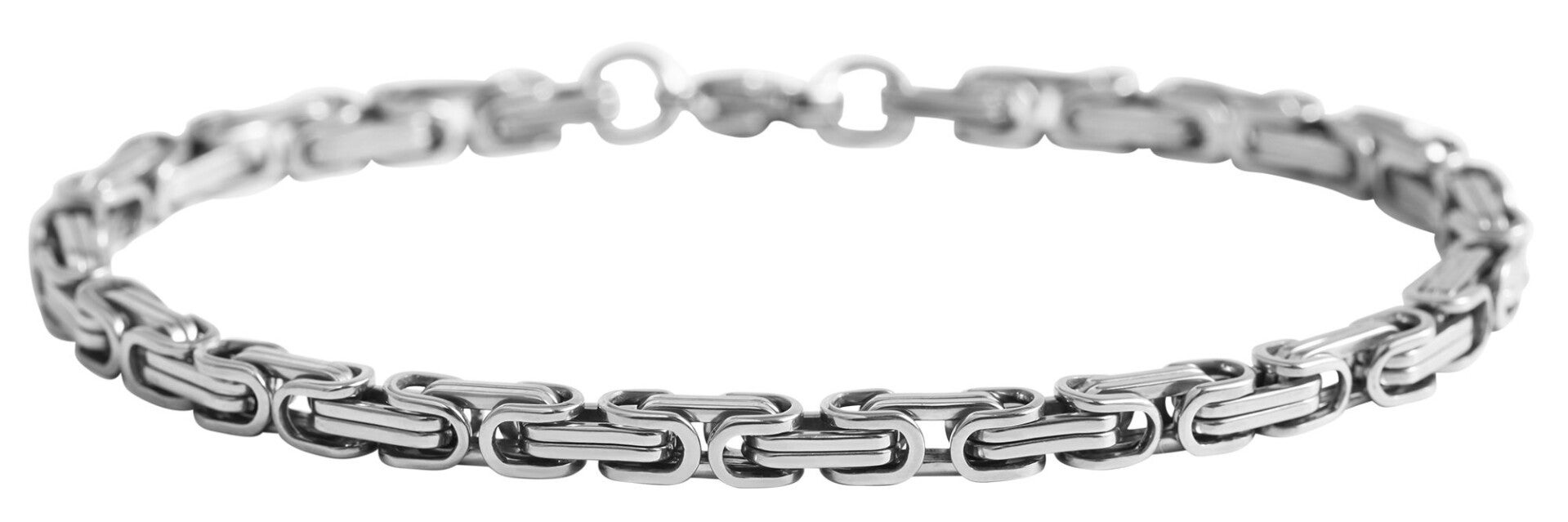 Raptor Königskettenarmband, silberfarben, Stärke 5 mm