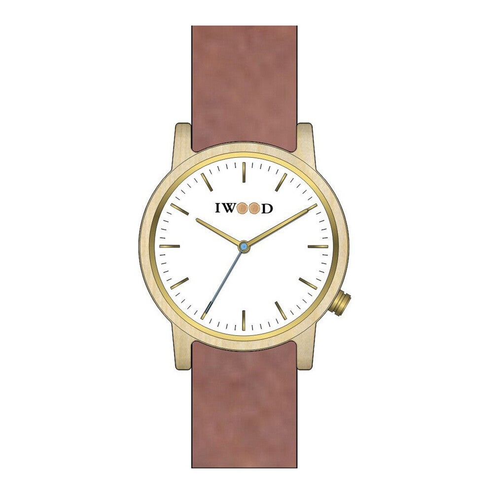 Iwood Echtholz Herrenuhr IW18444003
