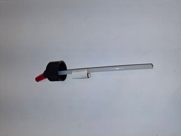 Onderbeker aansluiting met opzuigbuisje