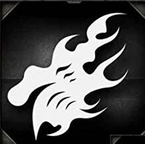 AS Stencils - Fire Storm 1