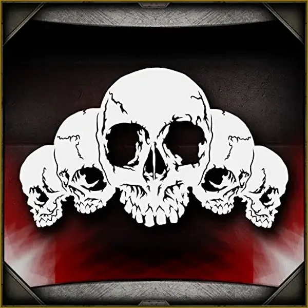 AS Stencils - Skull Background 26