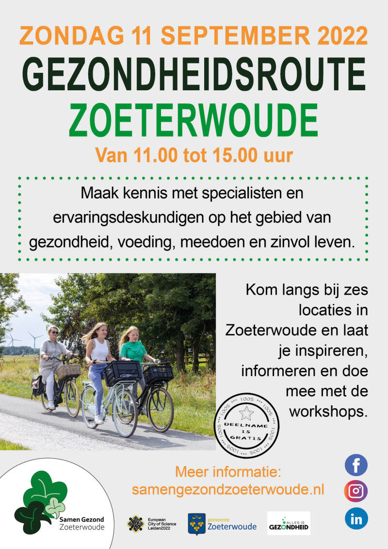 poster Gezondheidsroute