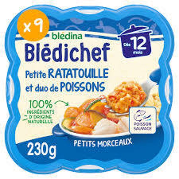 BLEDICHEF RATATOUILLE ET POISSON 230GRS