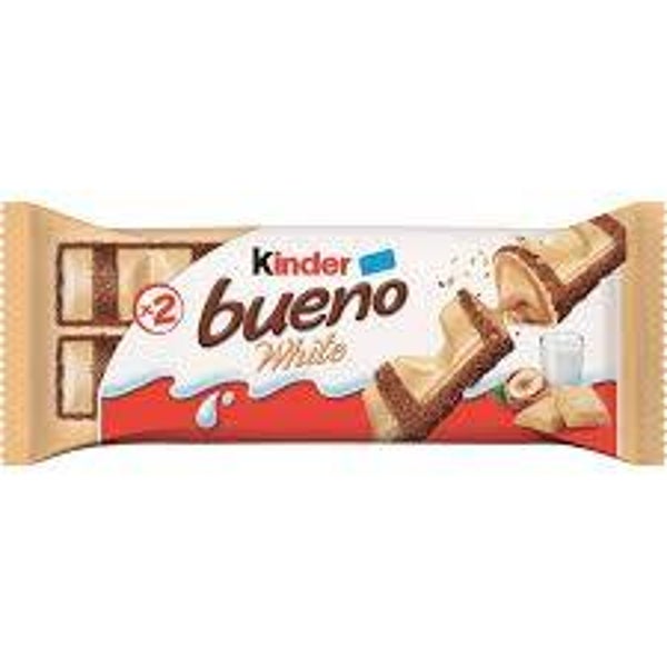 BARRE KINDER BUENO WHITE 43GR