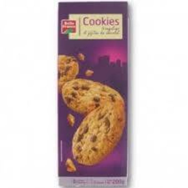 COOKIES NOUGATINE PEPITES CHOCOLAT B.FR 200GR