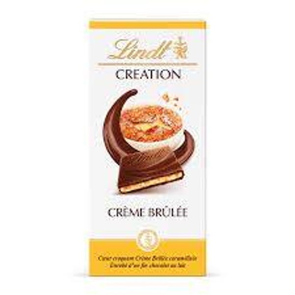 LINDT CREATION CREME BRULEE 150GR