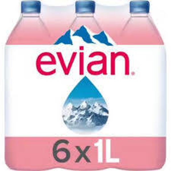 PET 6X1L EVIAN EAU DE SOURCE