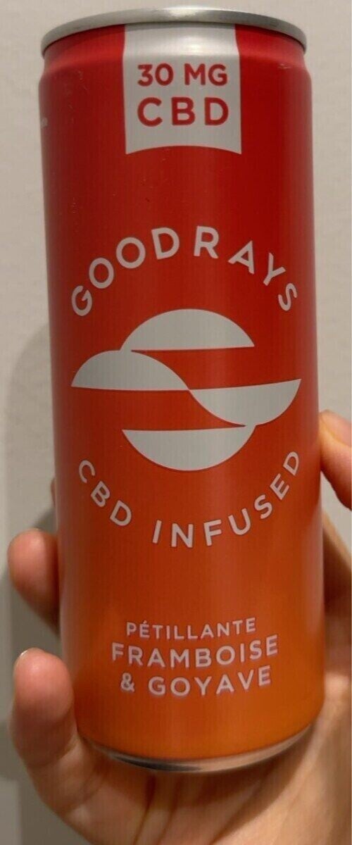 GOODRAYS SODA FRAMBOISE GOYAVE AU CBD
