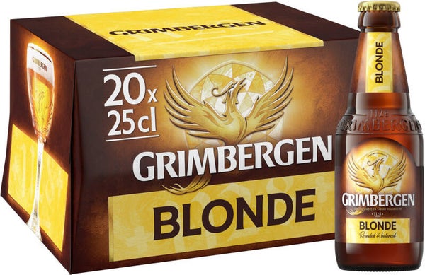 Bière Blonde D'Abbaye 6,7% GRIMBERGEN BIERE GRIMBERGEN 20 X25CL