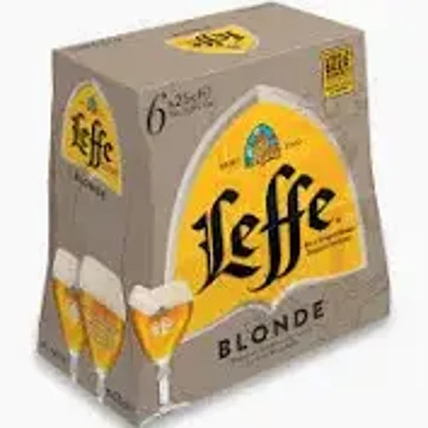 BIERE ABBAYE LEFFE BLONDE 6 X 25CL 6D6