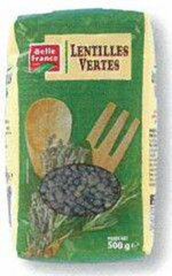 LENTILLES VERTES CELLO 500GRS BFR