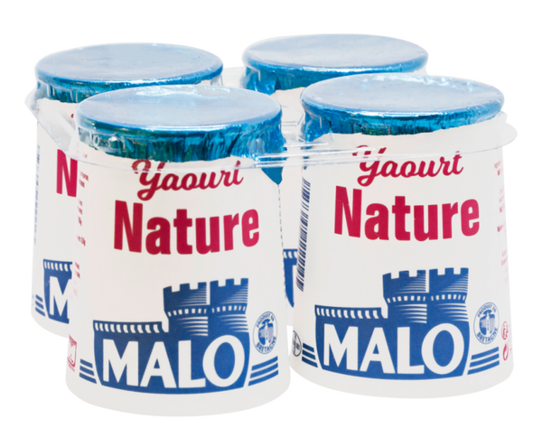 YAOURT MALO NATURE X4 POT CARTON