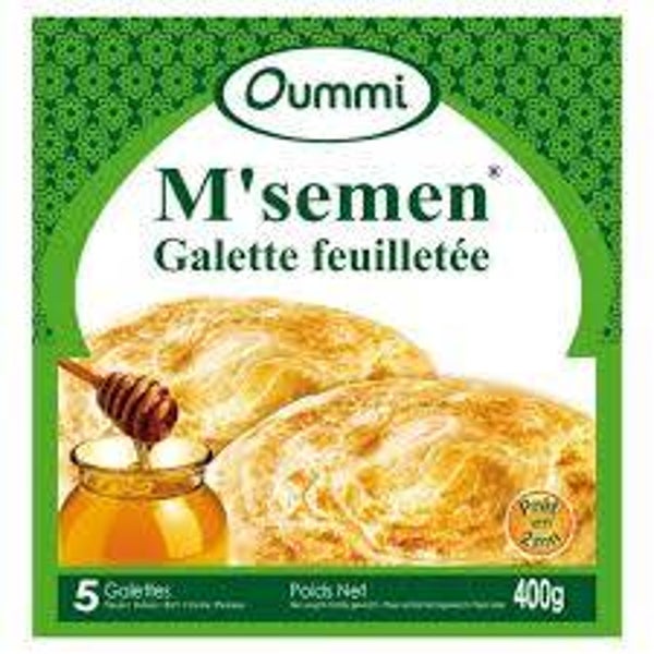 SURGELE OUMMI M'SEMEN GALETTE FEUILLETEE 5 PC 400GR