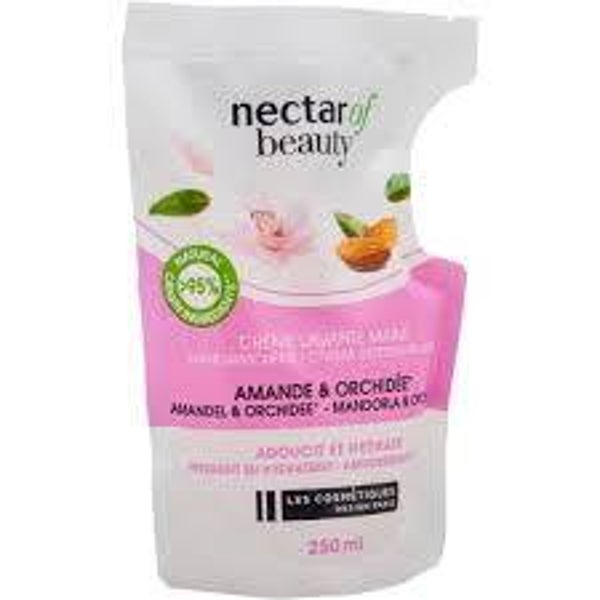RECHARGE CREME LAVANTE AMANDE ORCHIDEE 250ML