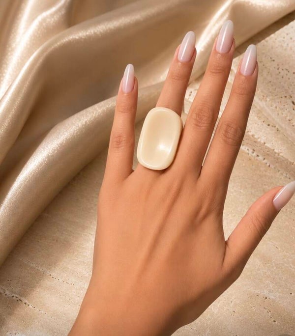 Resin Statement Ring – Medium UK Size | Chunky Y2K