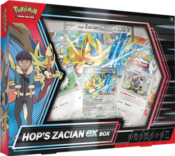Pokémon TCG: Hop’s Zacian EX Box