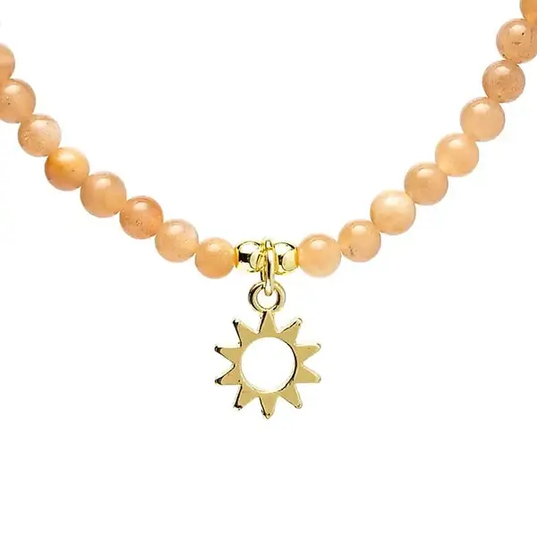 collier pierre de soleil