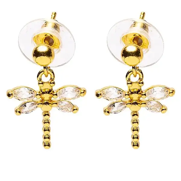 boucles oreilles libéllule