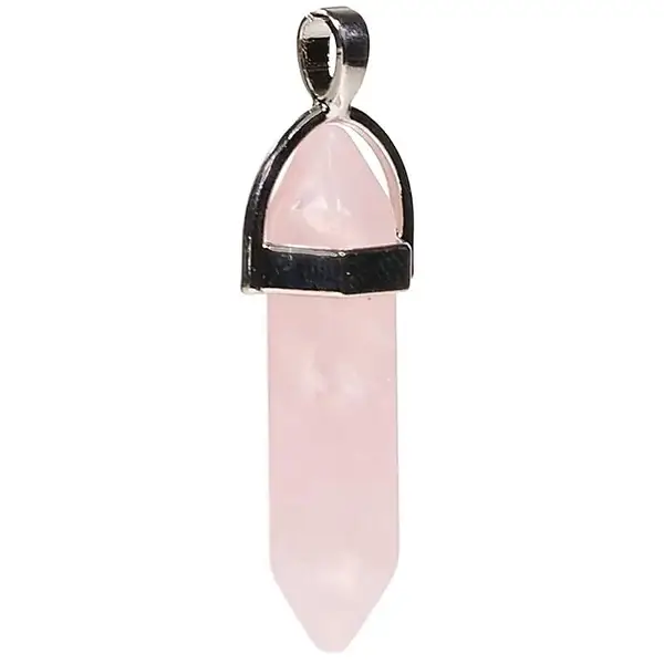 pendentif quartz rose