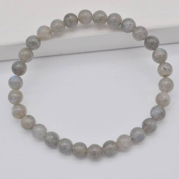 bracelet uni labradorite 6mm
