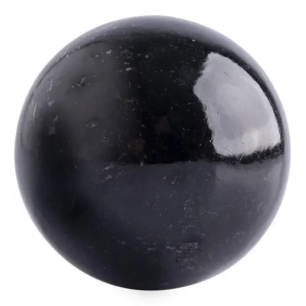Sphère de tourmaline noire