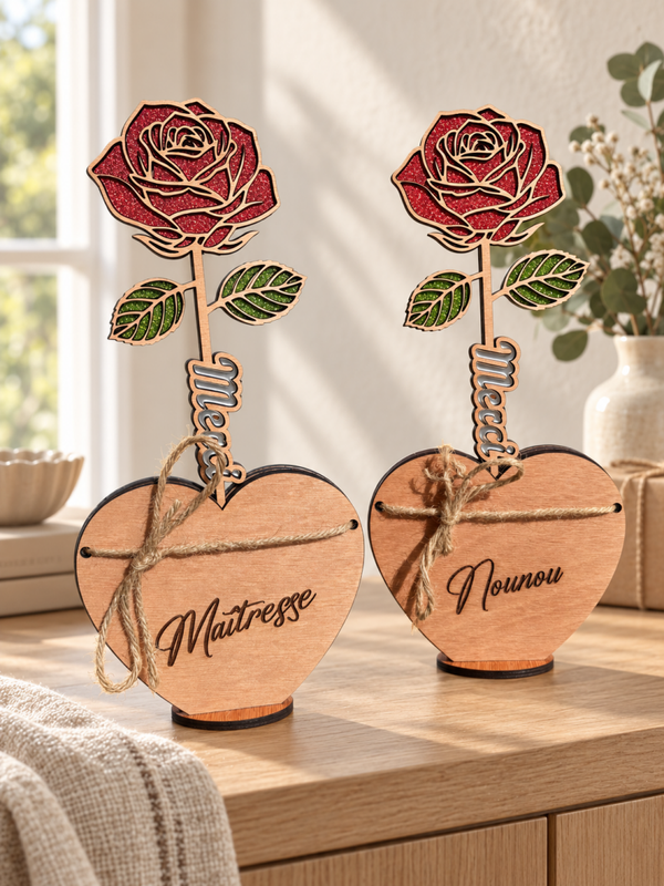Une rose éternelle pour dire merci 🌹