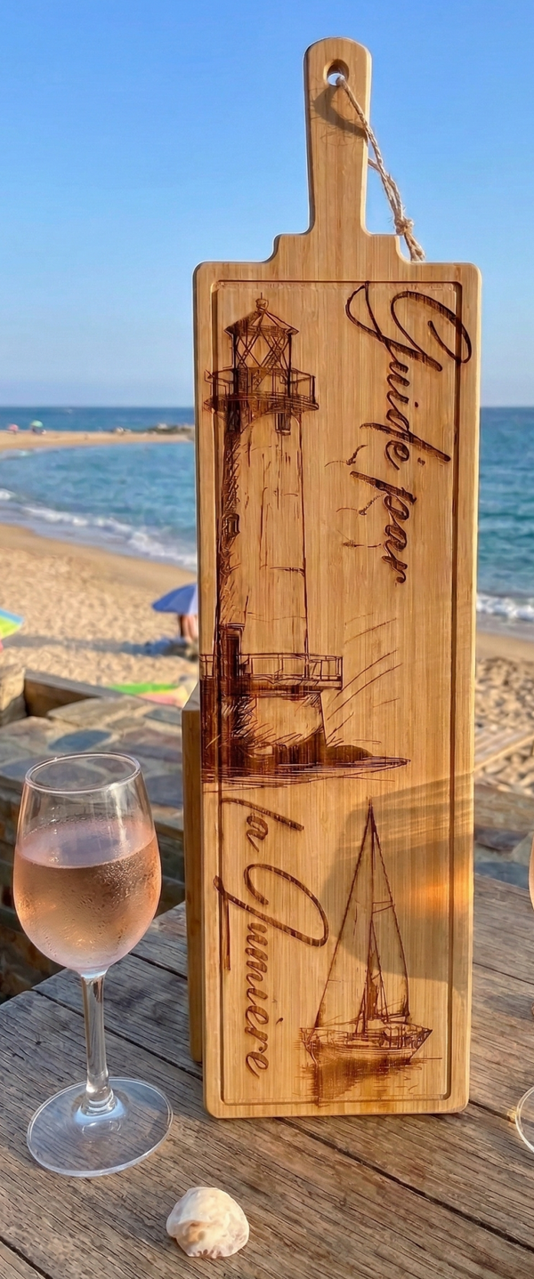 Planche à découpe édition PHARE  " Guidé par la lumière"