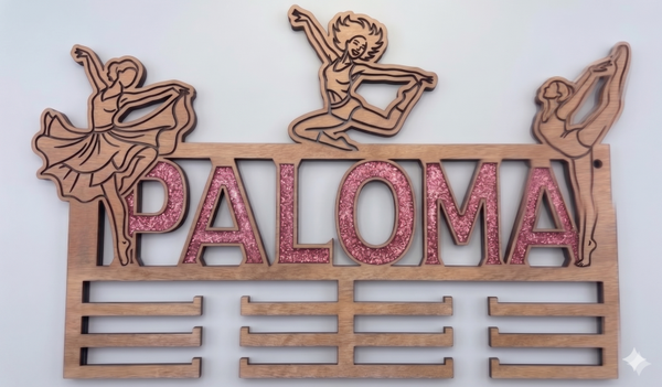 Porte-Médailles  "Bois et  Plexiglas"  -   À partir de 40€ -    A PERSONNALISER