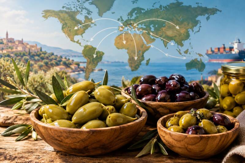 Le marché mondial de l’olive de table