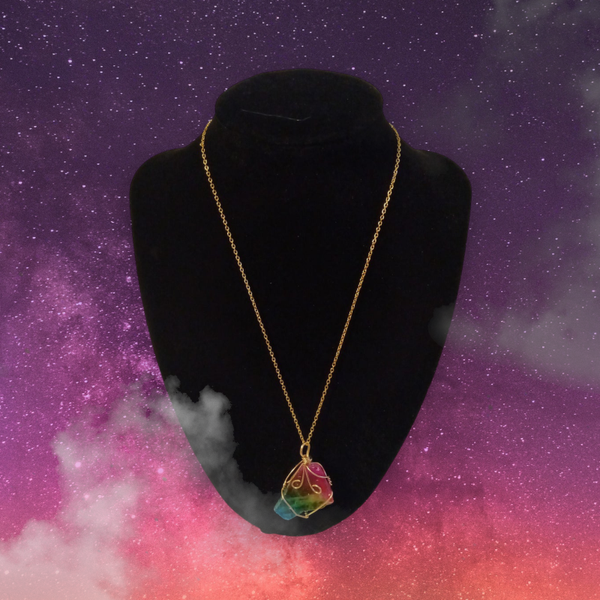 HANDMADE 18k gold plated necklace. Stock#A055