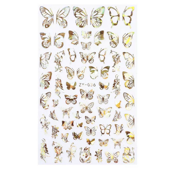 Sticker vlinders 004