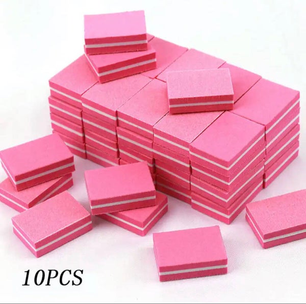 Mini buffer blokjes roze