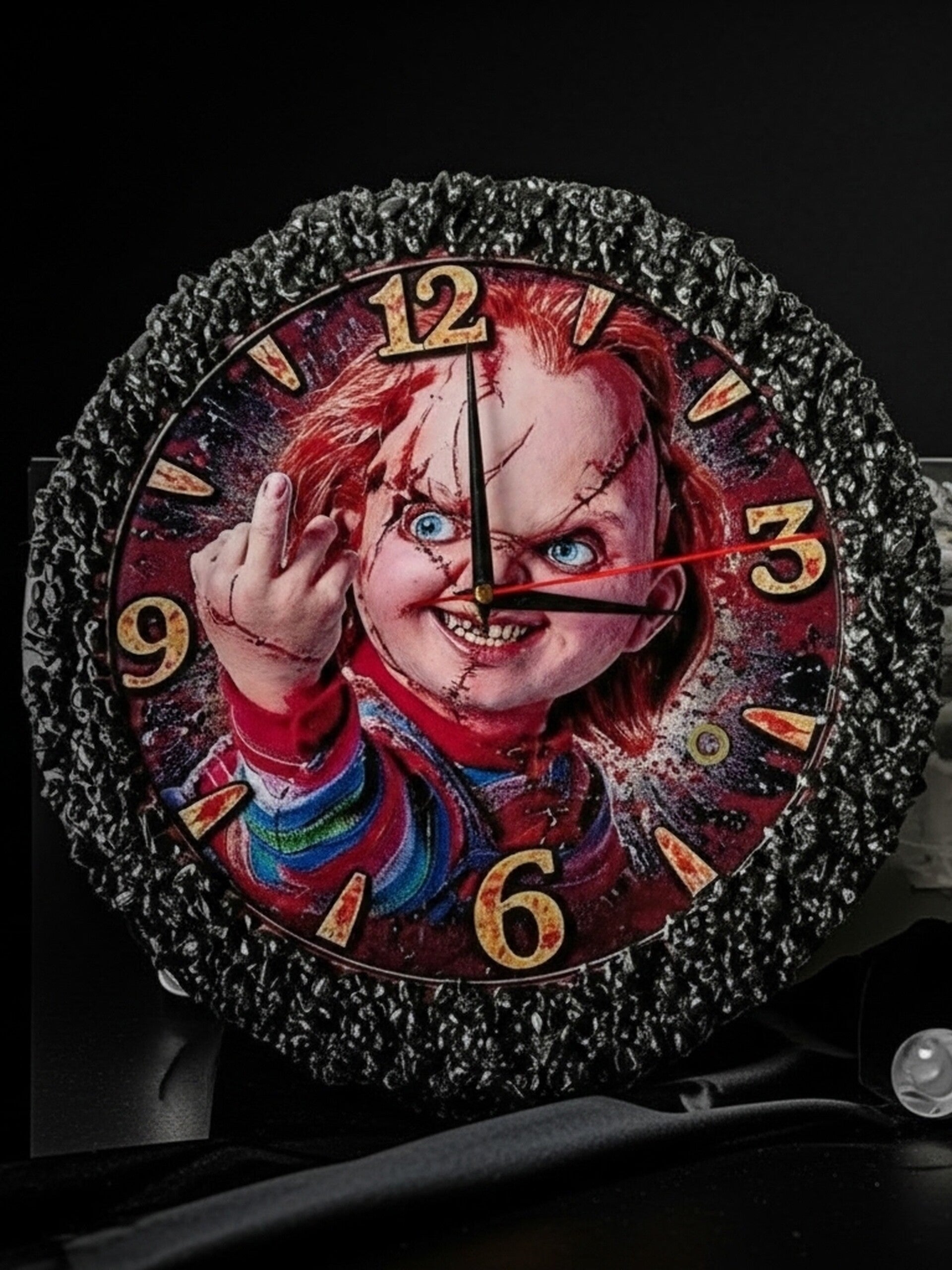 Cheeky  Chucky Clock