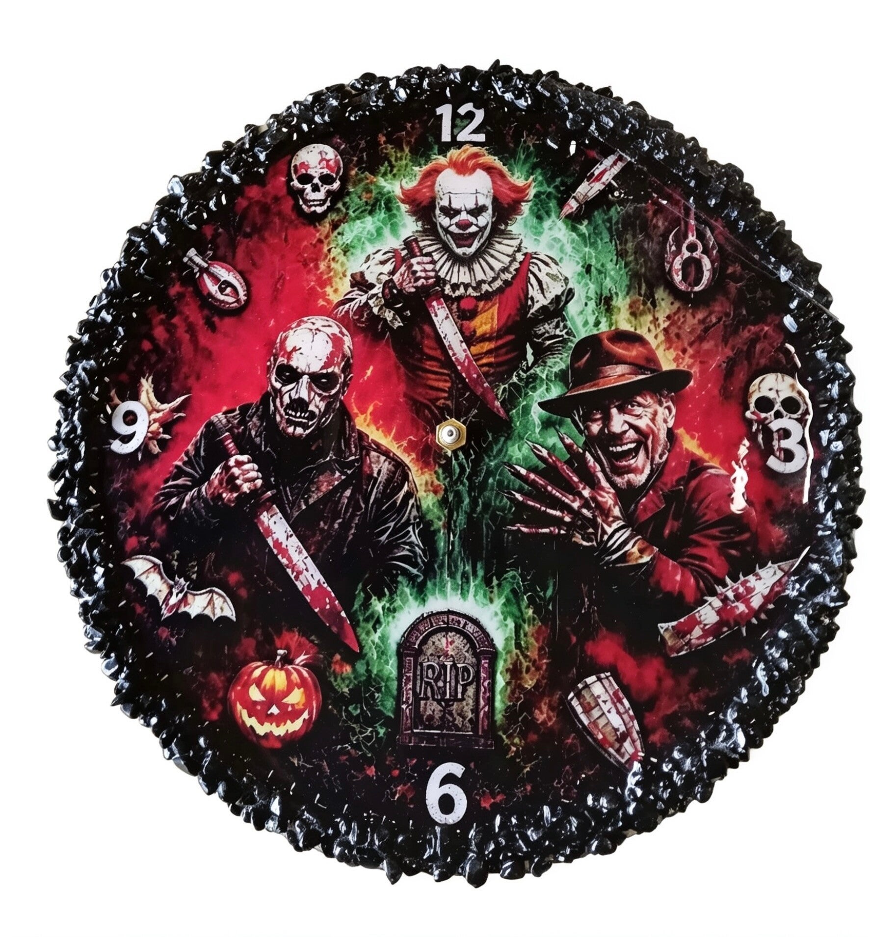 Horror Theme Clock