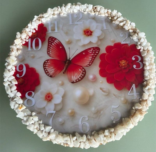 Butterfly clock