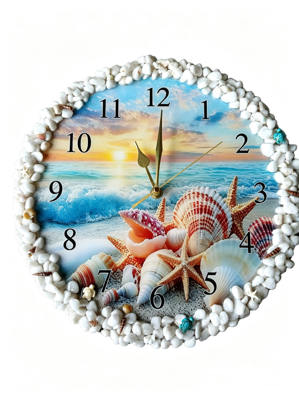 Beautiful Beach Theme Clock