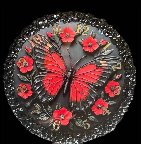 Butterfly Clock