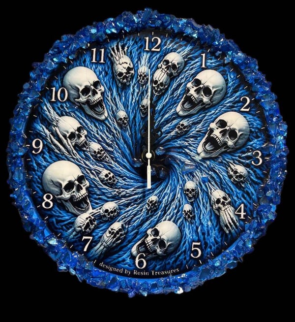 Skull Clock