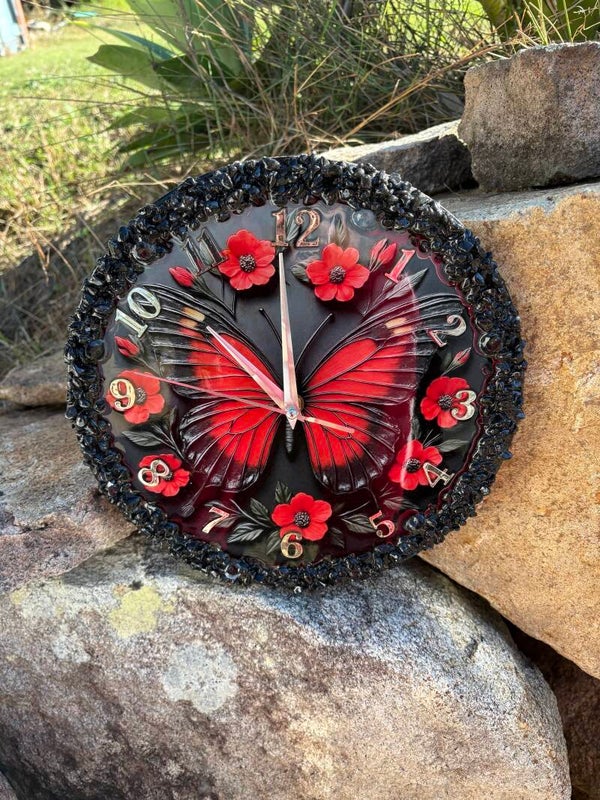 Butterfly Clock