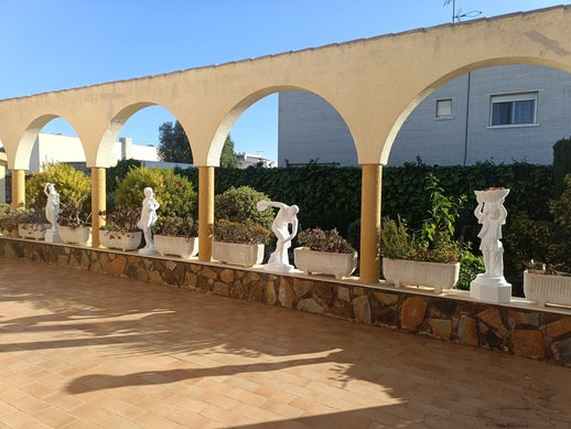 Pintura estatuas despues