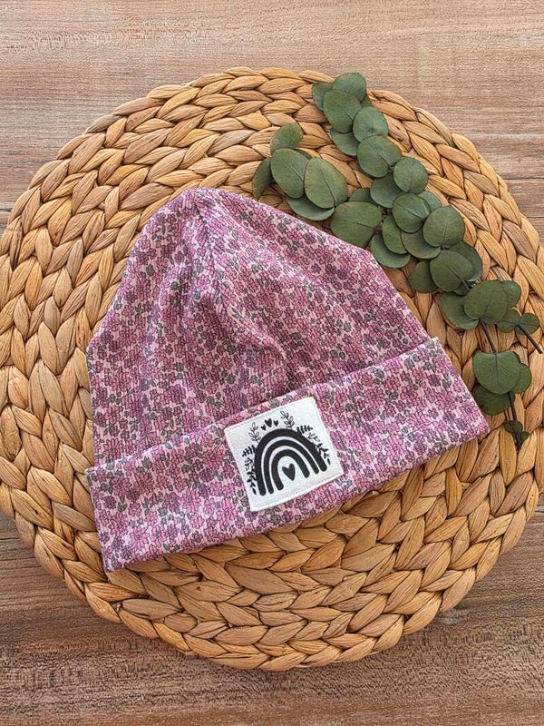 Hipster Beanie doppellagig, personalisiert