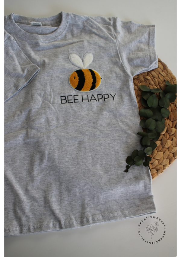 T-shirt 'Kinder' mit Chenille-Patch