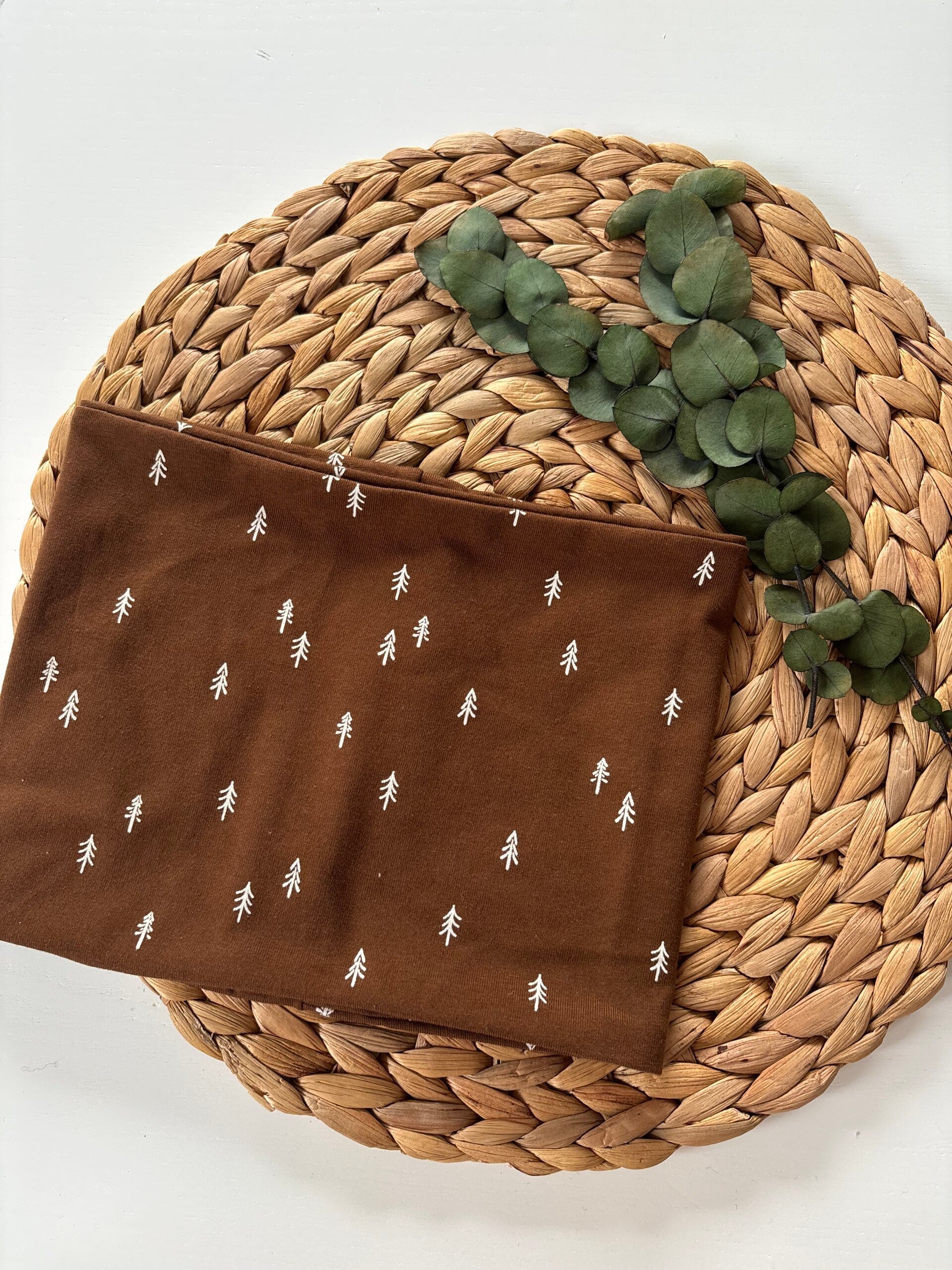 Jersey Loop Gr. 50 Braun/Tanne