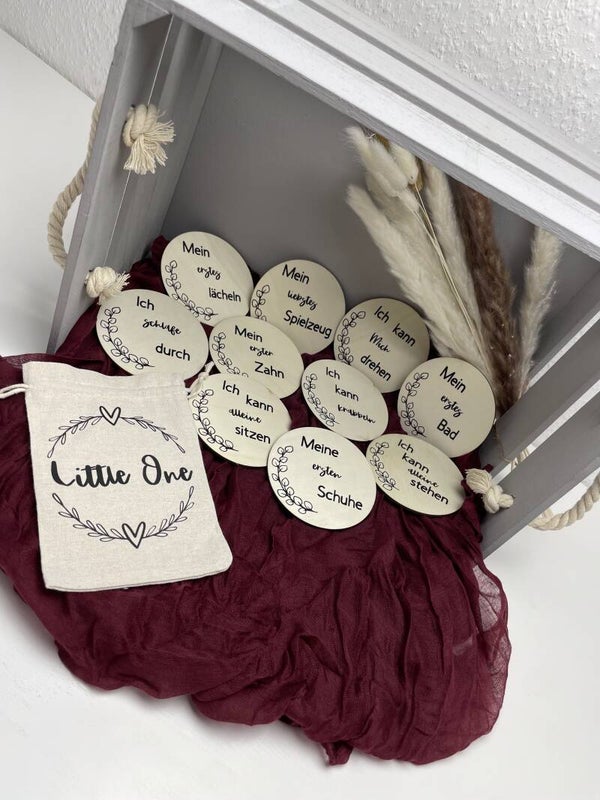 Meilensteinkarten-Set für Babys