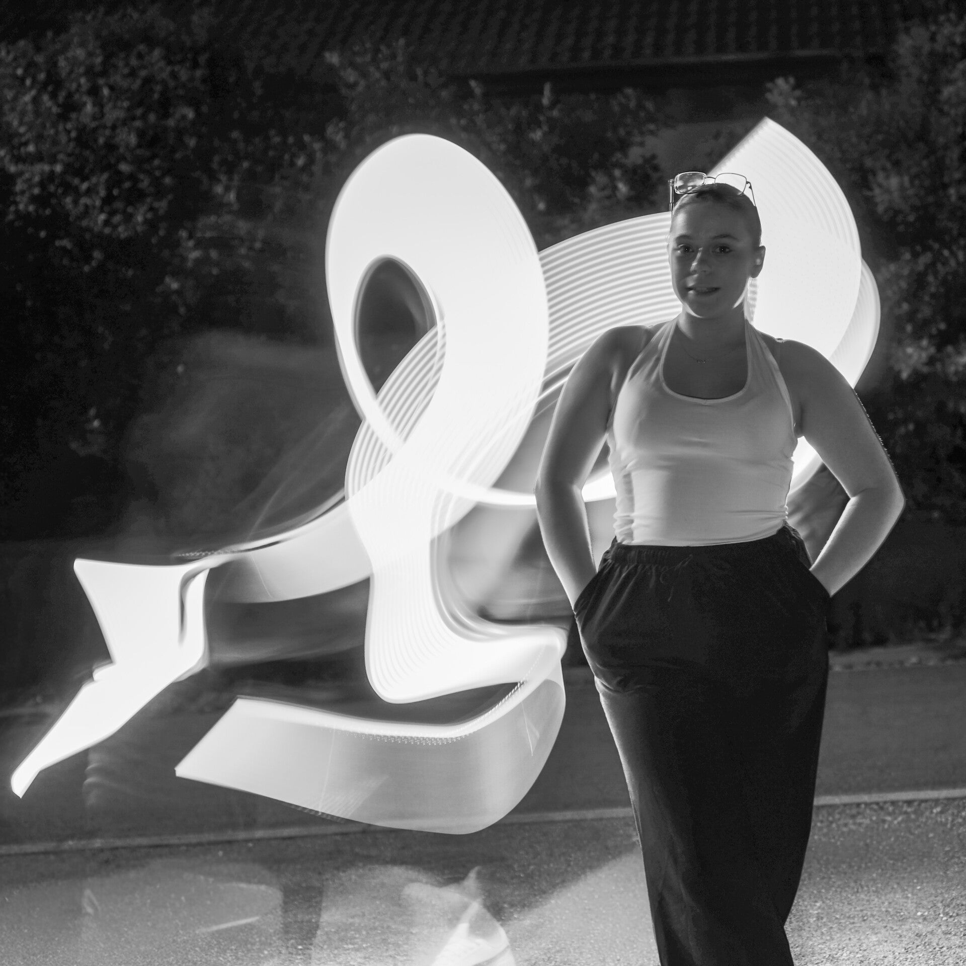 Premier essai Light Painting artistique