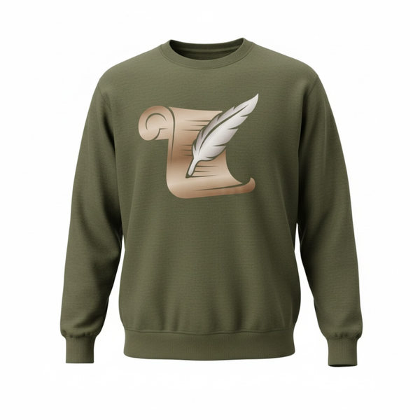 My Life My Story Canvas Sweatshirt by Mauricio Mijoski