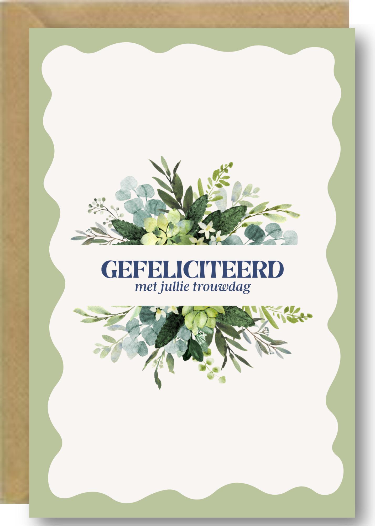 Huwelijksjubileum - bloemenstrook