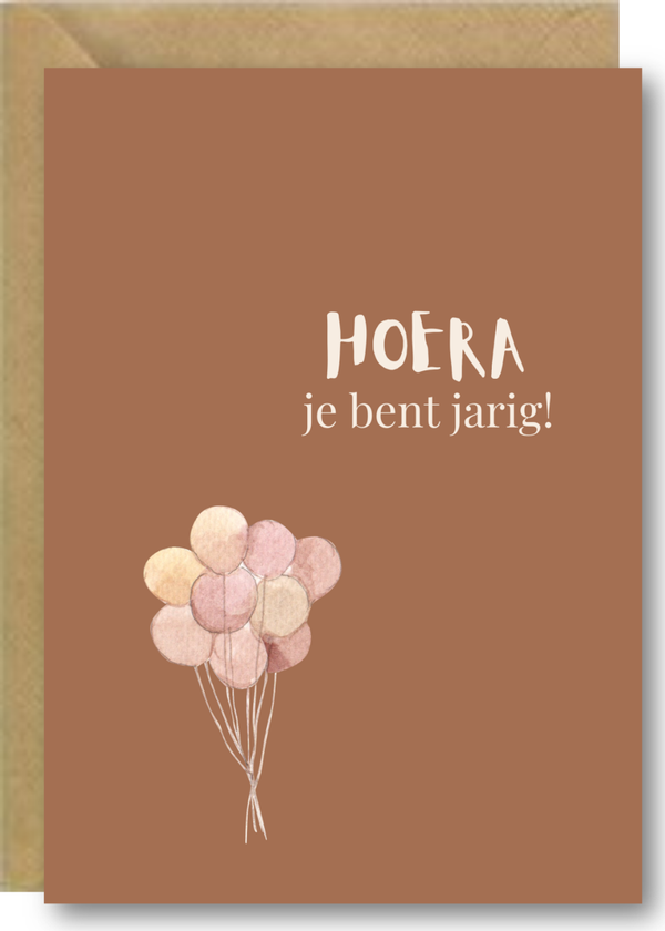Hoera je bent jarig - ballonnen