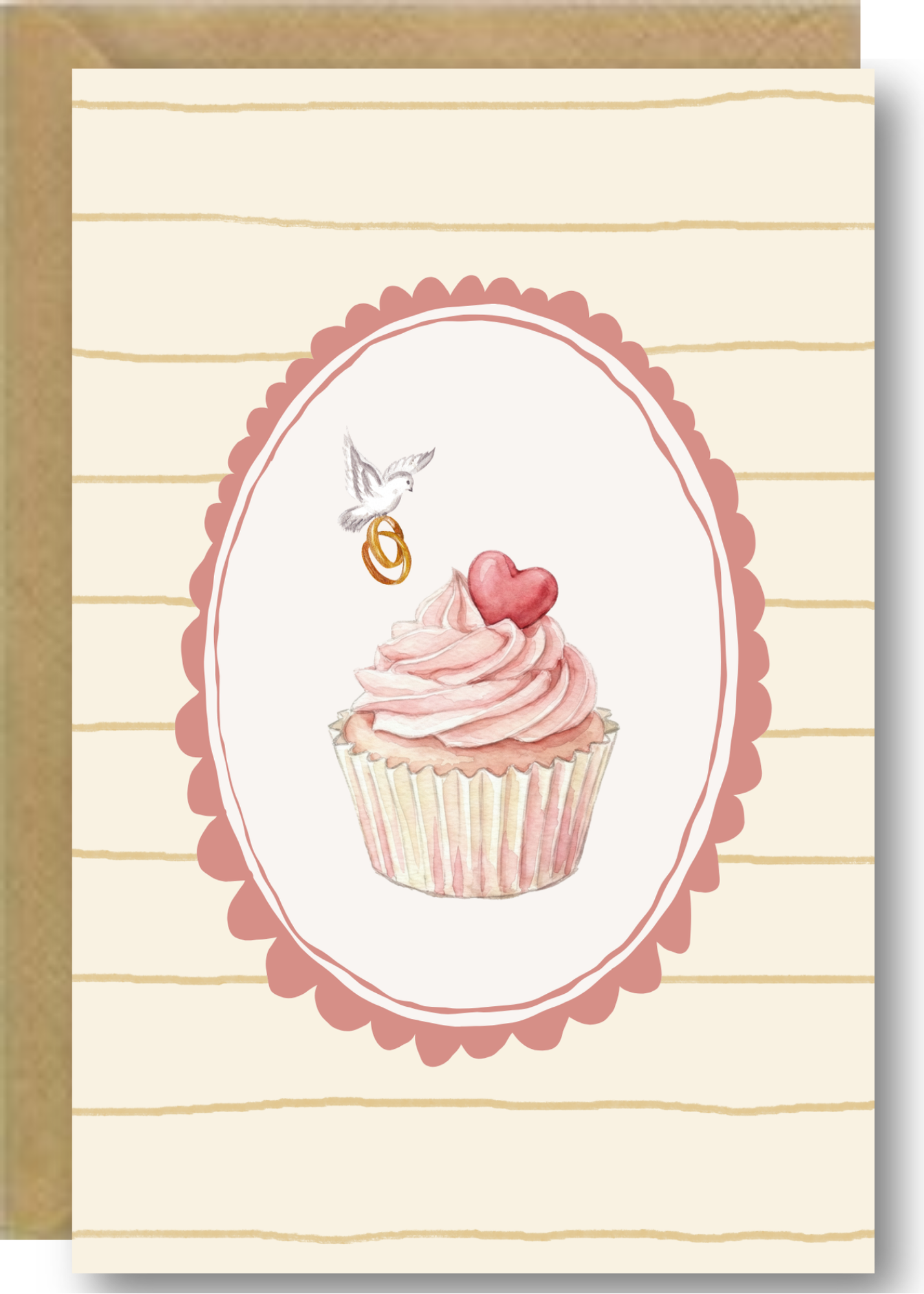 Blanco - huwelijk cupcake